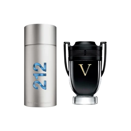 Combo 2 Perfumes Tester – 212 Men e Invictus Victory 100ml